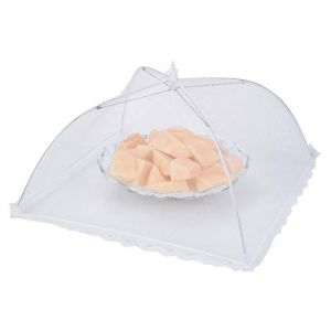Folding Fly-proof Dirt-resistant Food Shield Gauze Umbrella Food Cover Picnic Kitchen Anti Fly Mosquito Net Table Tent Meal Cover 
