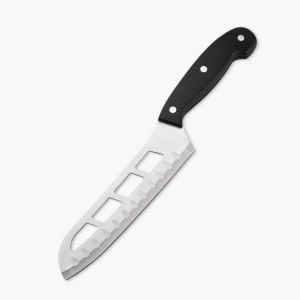 KCASA KF-17 Hollow Out Design High Quality Stainless Steel Fruit Meat Easy Cutting Sharp Kitchen Slicing Cleaver Knife