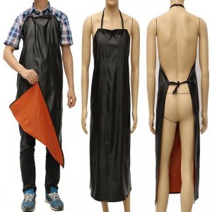 Waterproof PVC Coated Apron Kitchen Fishing Garden Butcher Cleaning Wear Unisex