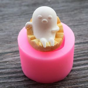 Food Grade Silicone Cake Mold DIY Chocalate Cookies Ice Tray Baking Tool Cute Baby Shape