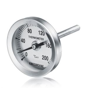 Thermometer For Home Brew Fruit W-ine Alcohol Distiller Part Copper Moonshine Ethanol Alcohol Water Distiller Still Stainless Boil