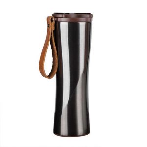 KISSKISS FISH S-U45W 430ML Portable Smart Vacuum Thermal Bottle Flask Insulation Water Bottle OLED Display