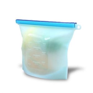 Reusable Silicone Food Fresh Bags Fridge Food Storage Containers Refrigerator Sealed Bag Kitchen Vegetable Fruits Ziplock Bags Sil
