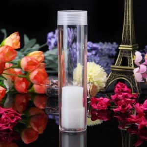 Plastic Storage Bottle Colorless 3 Size Rolling Coin Protection Box Container Organization