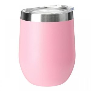 360ML Egg Vacuum Cup Cocktail W-ine Glass 12oz Stainless Steel Insulated Tumbler