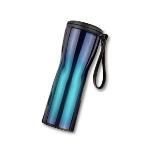 Kiss Kiss Fish MOKA Smart Cup 430ml OLED Temperature Vacuum Flasks Thermoses with Leather Rope Mug Protable Stainless Steel Cup Fr