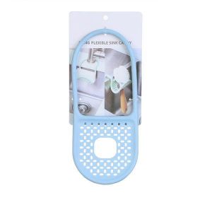 Honana CF-SH012 Kitchen Bathroom Faucet Hanging Draining Holder Storage Rack Organizer Basket Hanger