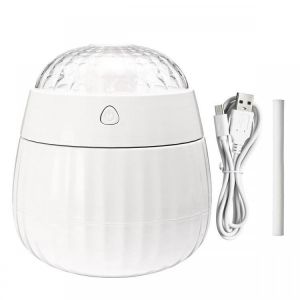 380ML Ultrasonic Humidifier Air Purifier Aroma Diffuser Room Nebulizer LED Lamp