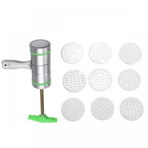 9 Mode Card Stainless Steel Manual Noodle And Pasta Maker Press Spaghetti Kitchen