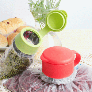 Honana CF-BC03 Silicone Magic Food Bag Seal Ring Clips Fresh Multifunctional Silicone Seal Ring Cap