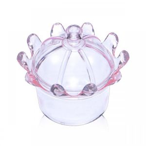 12 Pcs/Set Plastic Crown Candy Box Wedding Chocolate Cookie Present Holder Kitchen Storage Container
