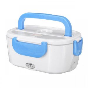 12-240V US Plug 40W 1200ML Electric Heated Lunch Box Food Warmer Household School Office Car Bento Box with Spoon