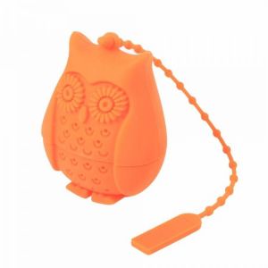 shopping מטבח ופינת אוכל Honana CF-BT01 Silicone Non-toxic Owl Tea Bags Strainers Tea Spoon Filter Infuser Coffee Tea Tools