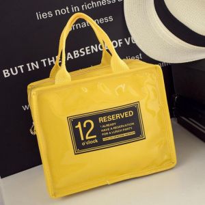 shopping מטבח ופינת אוכל Waterproof Makeup Bag Portable PVC Lunch Bag Tote Bags Food Picnic Insulation Cooler Outdoor Ice Bag