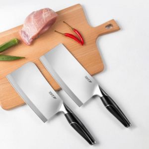 shopping מטבח ופינת אוכל Forging Cutting &amp; Slicing Tool Set Chopping Cutter 4Cr13 Stainless Steel Cutter Chopping Bone Cutter From Xiaomi Youpin