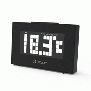 [2019 Third Digoo Carnival] Digoo DG-C9 Multifunctional Lattice Time Snooze Alarm Weekday Automatically Temperature Electronical D