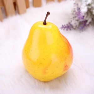 shopping קישוט הבית Artificial Pear Mould Fake Fruit Plastic Fruits Home Decorating Mold Learning Props