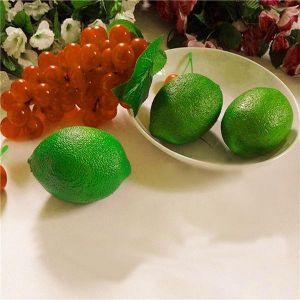 Artificial Lemon Simulation Lime Fake Fruit Imitation Learning Props Home Shop Decor