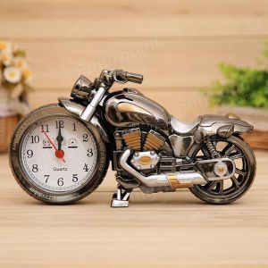 3D Home Decorative Motorcycle Alarm Plastic Cool Clock Birthday Gift Random Color