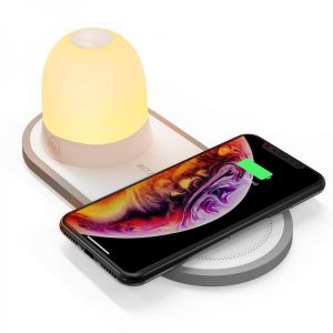 [QI Charge] BlitzWolf&reg; BW-LT26 LED Night Light with 10W Qi Wireless Charger Type-C Charging Magnetic Detachable Lamp