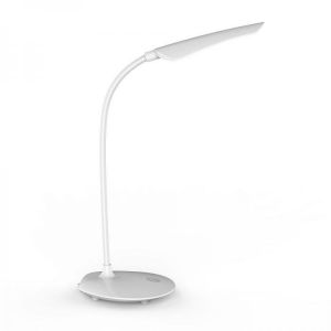 Loskii Adjustable Reading Light Touch Switch Table Lamp USB Rechargeable LED Desk Lamp