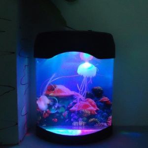 Aquarium Simulation Jellyfish Background Lamp Night Light