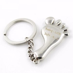Foot Model Keychain Classic 3D Simulation Foot Personalized Gifts Chain Ring Keyring