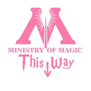 Ministry Of Magic Bathroom Wall sticker Home Decor Toilet Decal DIY Rest Room Wall Decals