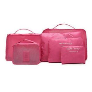 Honana HN-TB8 6Pcs Waterproof Travel Storage Bags Packing Cube Clothes Pouch Luggage Organizer