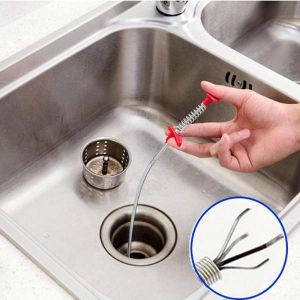 shopping סידור הבית Honana HN-Q6 Bendable Pipe Cleaner Sewer Tub Hair Removal Toilet Kitchen Cleaning Tools