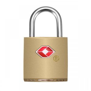 KCASA LK-31 TSA Approved Padlock Travel Security Luggage Solid Brass Key Lock