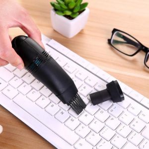 Mini USB Keyboard Vacuum Cleaner Portable Handheld Computer Keyboard Dust Collector Clean Kit for Laptop PC Universal