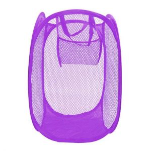 KCASA KC-0916 Mesh Pop Up Laundry Hamper Foldable Laundry Basket Household Clothing Organizer