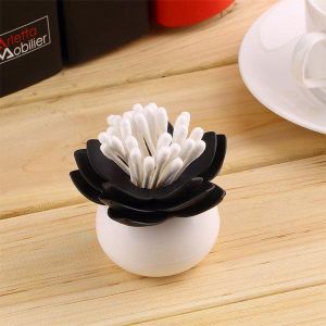Cotton Swab Holder Toothpick Storage Box Cotton Bud Case Household Organizer Home Decorate