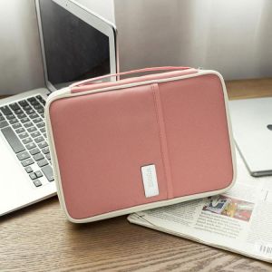 Fashion Large Leisure Bag Multifunctional Storage Bag for Travel Business Tickets Credit Cards Book iPad Organizer