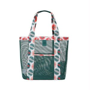 Honana HN-TB25 Travel Mesh Organizer Bag Fashion Large Beach Toiletry Storage Tote Bag