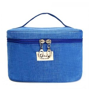 KCASA KC-MB02 Portable Travel Storage Bag Durable Canvas Cosmetic Makeup Bag Travel Organizer
