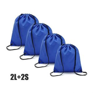 KCASA KC-SK02 Travel Drawstring Storage Bag Durable Nylon Sport Backpack Sack Bag