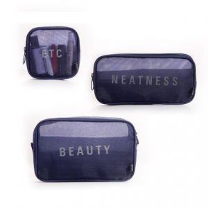Honana HN-CB04 3PCS Travel Storage Bag Cosmetic Bags Digital Gadget USB Cable Organizer