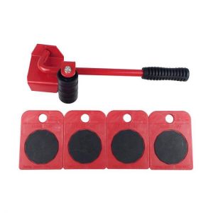 5Pcs Furniture Movers Lifter Transport Tool Set Lift System with 1 Lifter &amp; 4 Sliders for Heavy Furniture &amp; Applia