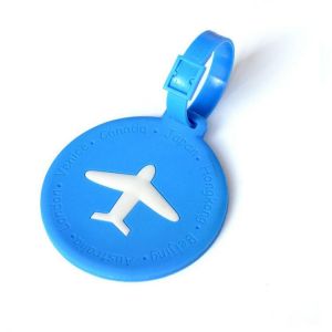 KCASA KC-LP09 Silicone Travel Luggage Tags Colorful Silicone Suitcase Label Travel Accessories