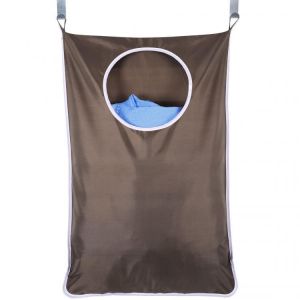 Honana 6 Colors Oxford Laundry Hamper Bag Large Capacity Dirty Clothes Storage Bag Door with Hanging Stainless Steel Sucker Hook