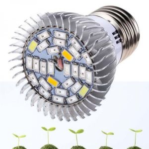Garden Plant E27 18 28 LED Grow Light Bulb Full Spectrum Bulb Lights Indoor Plants  Greenhouse Vegetable Flower Growth
