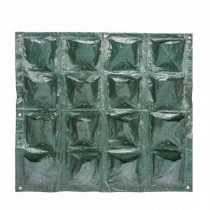 4/8/16 Pockets Vertical Garden Plant Growing Container Bag Greening Flower Wall Hanging Planter