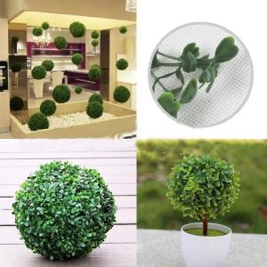 shopping גינה וגנים Plastic Artificial Topiary Ball Tree Decoration Plant