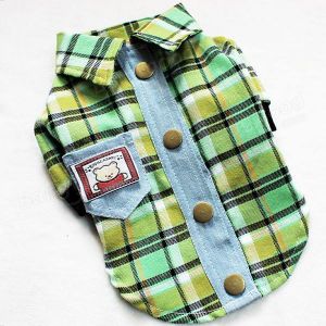 Pet Clothes Classic Checked Shirt