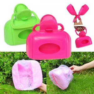 Portable Pet Dog Cat Waste Bag Case Pooper Scooper Poop Scoop Pickup Clip Easy Clean Tool