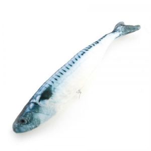 Yani 30cm Large Size  Interactive Pets Pillow Catnip Toys Simulation Plush Fish Shape Doll Chew Bite Cat Toys
