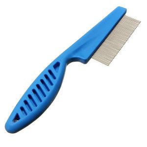 Pet Hair Grooming Comb Flea Shedding Brush Puppy Dog Stainless Pin