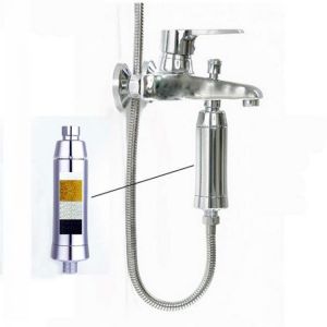 shopping כיורים ומסנני מים Chlorine Shower Water Filter Eliminates Hairloss Hard Water Shower Purifiers Skin and Hair Care